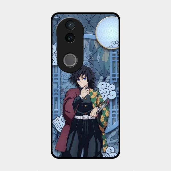 Giyu Tomioka Glass Case Cover For Vivo