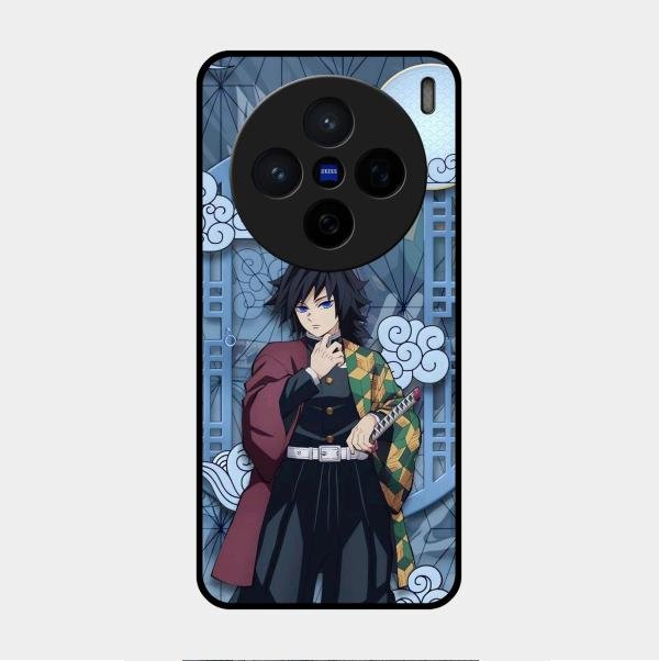 Giyu Tomioka Glass Case Cover For Vivo
