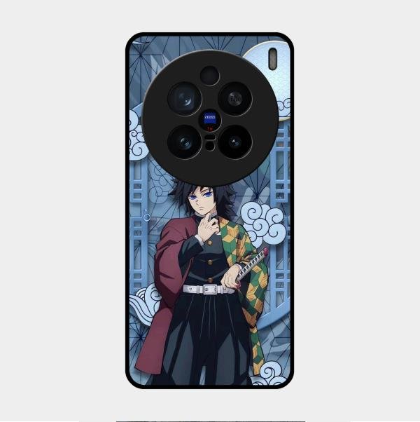 Giyu Tomioka Glass Case Cover For Vivo