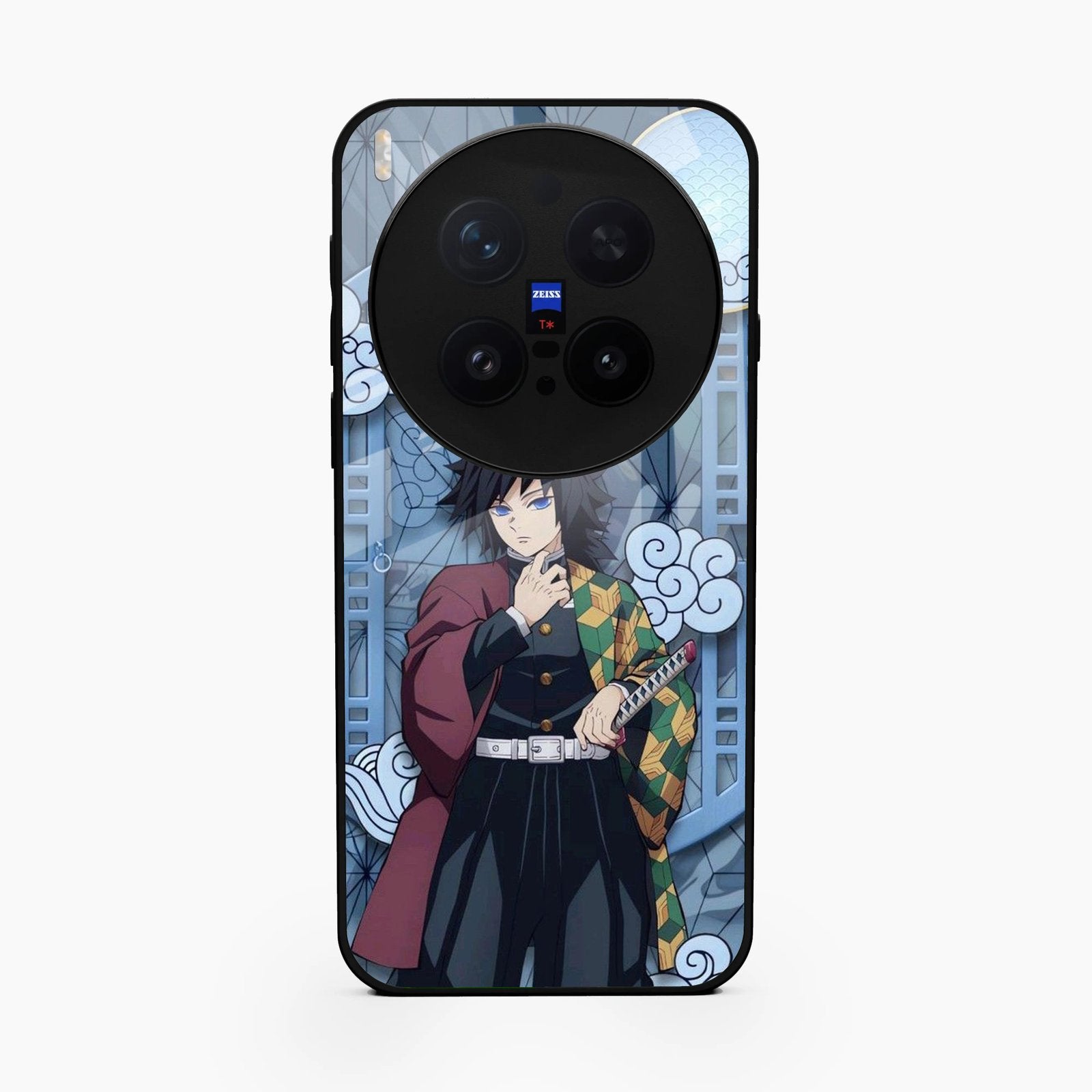 Giyu Tomioka Glass Case Cover For Vivo