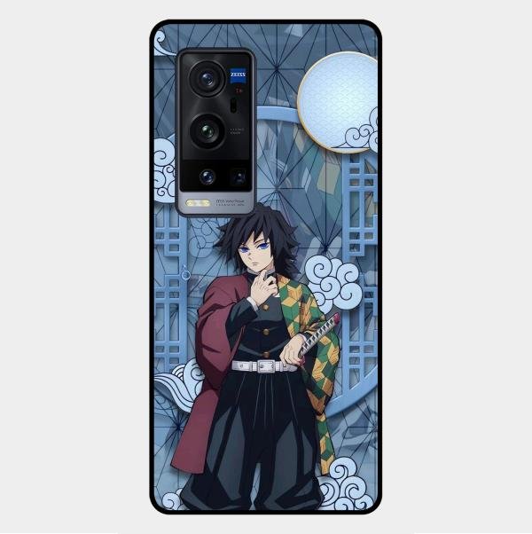Giyu Tomioka Glass Case Cover For Vivo X60 Pro Plus 5G