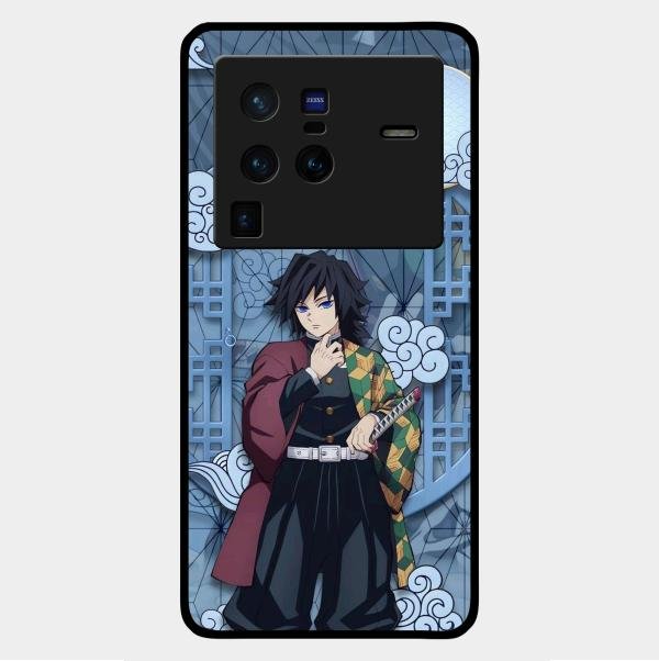Giyu Tomioka Glass Case Cover For Vivo