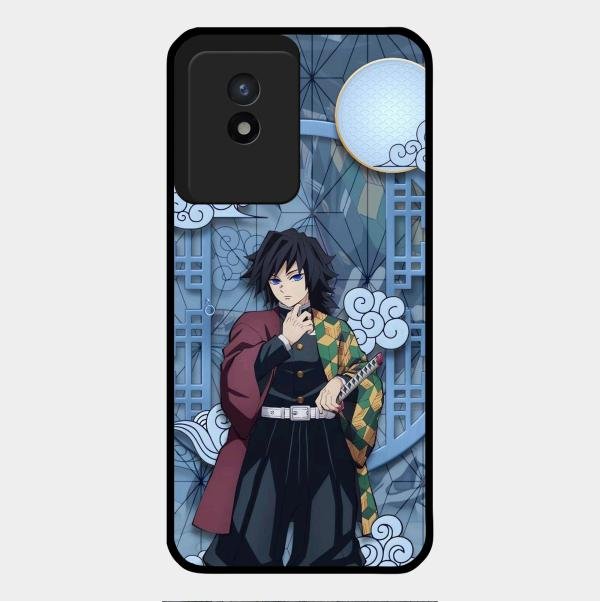 Giyu Tomioka Glass Case Cover For Vivo