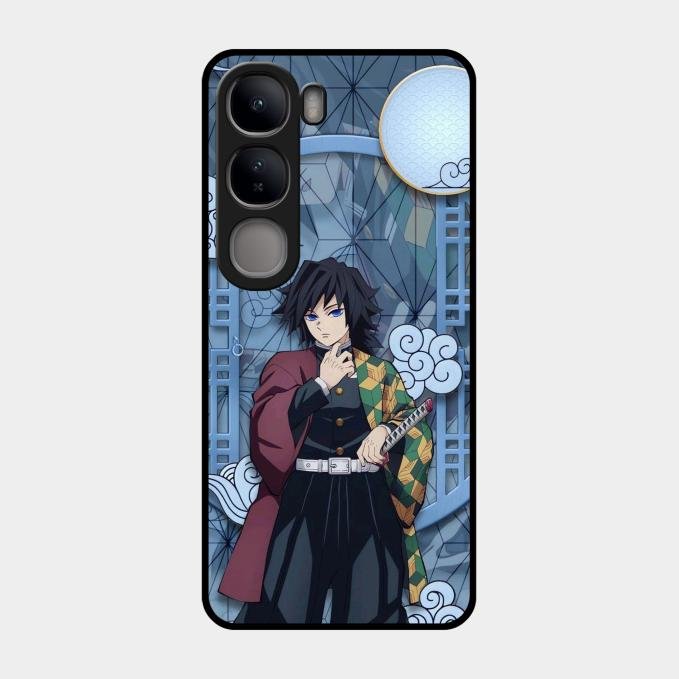 Giyu Tomioka Glass Case Cover For Vivo