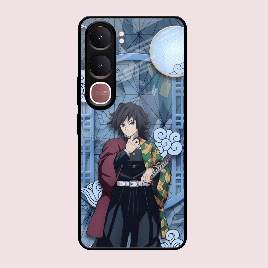 Giyu Tomioka Glass Case Cover For Vivo Y31 5G