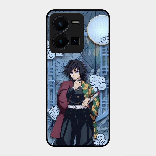 Giyu Tomioka Glass Case Cover For Vivo Y35