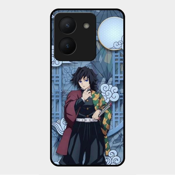 Giyu Tomioka Glass Case Cover For Vivo