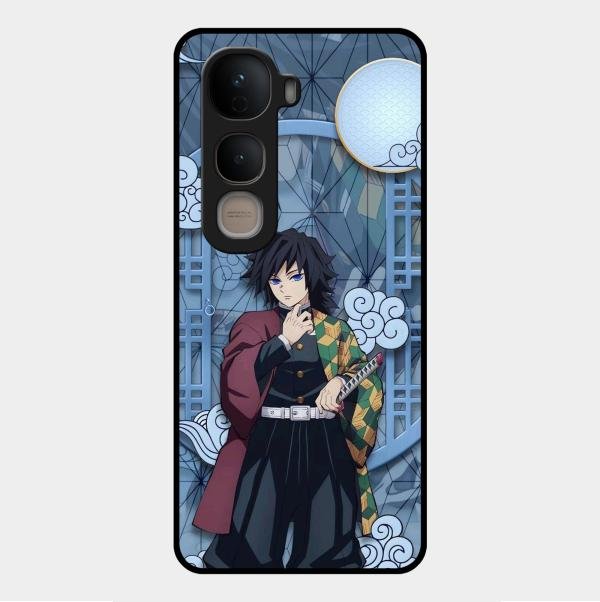 Giyu Tomioka Glass Case Cover For Vivo Y400 5G