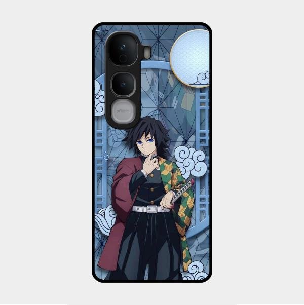 Giyu Tomioka Glass Case Cover For Vivo
