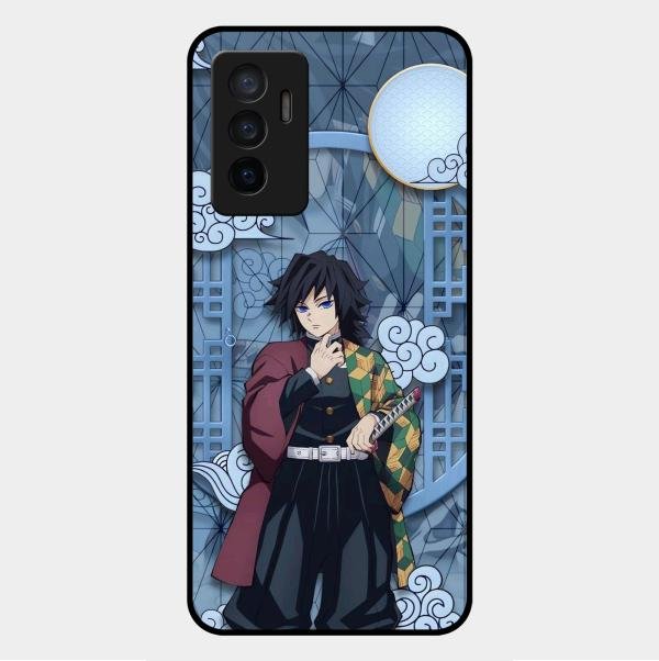 Giyu Tomioka Glass Case Cover For Vivo