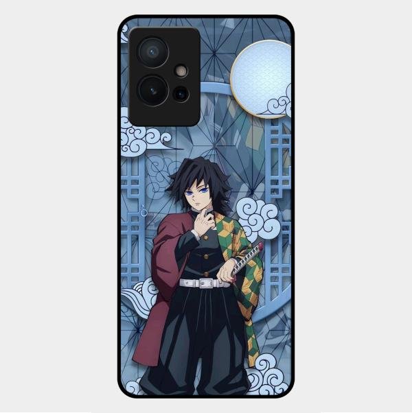 Giyu Tomioka Glass Case Cover For Vivo
