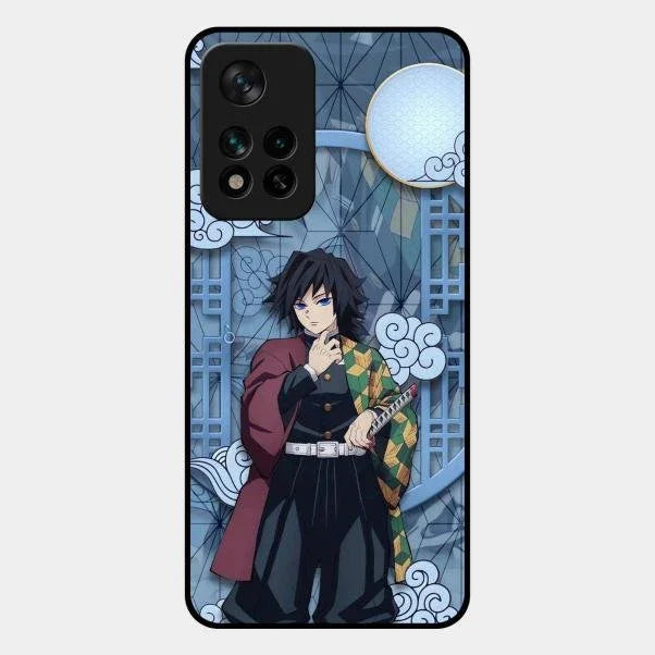 Giyu Tomioka Glass Case Cover For Redmi