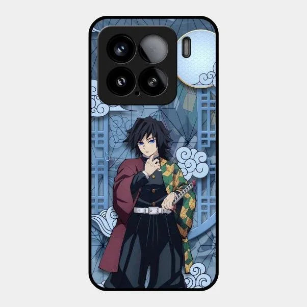 Giyu Tomioka Glass Case Cover For Redmi