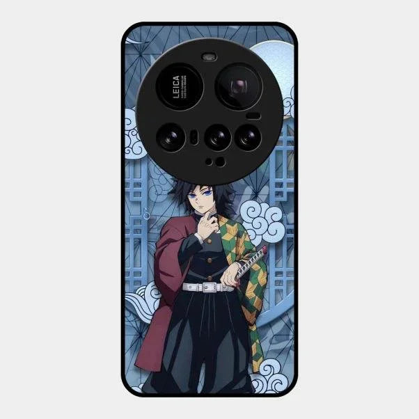 Giyu Tomioka Glass Case Cover For Redmi