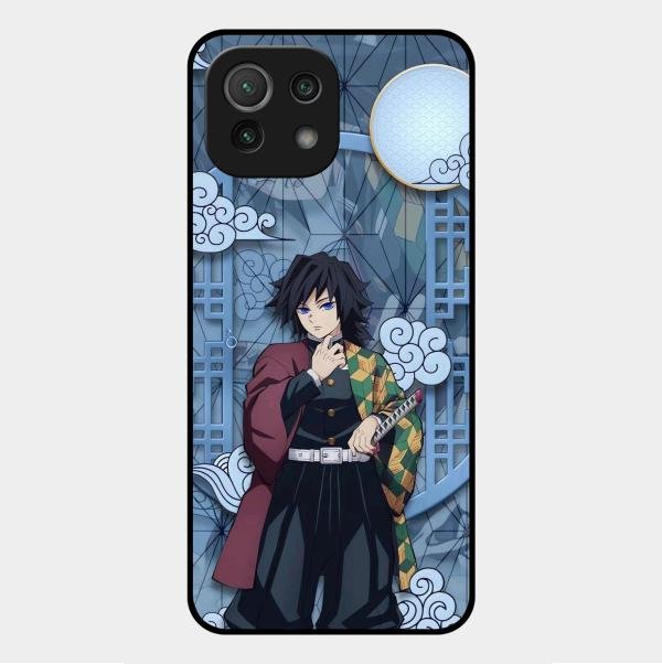 Giyu Tomioka Glass Case Cover For Xiaomi Mi 11 Lite
