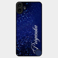 Glitter Customize Glass Case Cover Blue For Nothing Cmf Phone 1