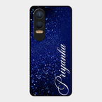 Glitter Customize Glass Case Cover Blue For Oneplus Nord Ce 4 Lite 5G