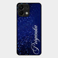 Glitter Customize Glass Case Cover Blue For Oppo K13 5G