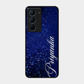 Glitter Customize Glass Case Cover Blue For Realme Narzo 80X 5G