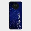 Glitter Customize Glass Case Cover Blue For Xiaomi Mi 10I 5G