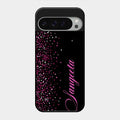 Glitter Customize Glass Case Cover Pink For Google Pixel 9 Pro Xl