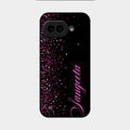 Glitter Customize Glass Case Cover Pink For Google Pixel 9A 5G