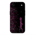 Glitter Customize Glass Case Cover Pink For iPhone Air