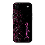 Glitter Customize Glass Case Cover Pink For iPhone Air
