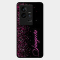 Glitter Customize Glass Case Cover Pink For Iqoo 11 5G