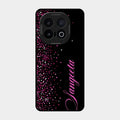 Glitter Customize Glass Case Cover Pink For Iqoo 13 5G