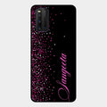 Glitter Customize Glass Case Cover Pink For Iqoo 3 5G