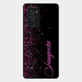 Glitter Customize Glass Case Cover Pink For Iqoo 9 Se 5G
