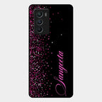 Glitter Customize Glass Case Cover Pink For Iqoo 9 Se 5G