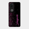 Glitter Customize Glass Case Cover Pink For Iqoo Z10R