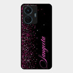 Glitter Customize Glass Case Cover Pink For Iqoo Z6 Lite 5G