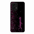 Glitter Customize Glass Case Cover Pink For Motorola g84 5G