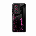 Glitter Customize Glass Case Cover Pink For Motorola G96 5G