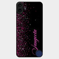 Glitter Customize Glass Case Cover Pink For Nothing Cmf Phone 1