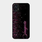 Glitter Customize Glass Case Cover Pink For Nothing Phone 1
