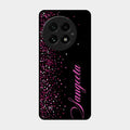 Glitter Customize Glass Case Cover Pink For Oneplus 13 5G
