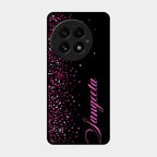 Glitter Customize Glass Case Cover Pink For Oneplus 13 5G