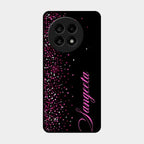 Glitter Customize Glass Case Cover Pink For Oneplus 13R 5G