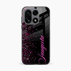 Glitter Customize Glass Case Cover Pink For OnePlus 15 5G