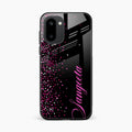 Glitter Customize Glass Case Cover Pink For OnePlus 15R 5G