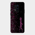 Glitter Customize Glass Case Cover Pink For Oneplus 8 Pro