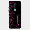 Glitter Customize Glass Case Cover Pink For Oneplus 8
