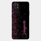 Glitter Customize Glass Case Cover Pink For Oneplus 8T