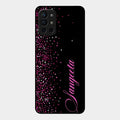 Glitter Customize Glass Case Cover Pink For Oneplus 9R 5G