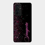 Glitter Customize Glass Case Cover Pink For Oneplus 9Rt 5G
