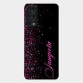 Glitter Customize Glass Case Cover Pink For Oneplus Nord 2 5G